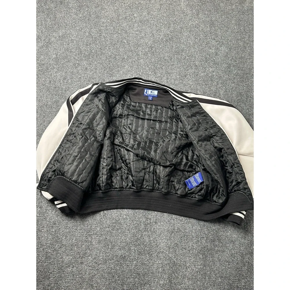 Womens Short Length Jacket Sacramento Kings Black White Zip Up NBA, Size XL - Picture 4 of 11